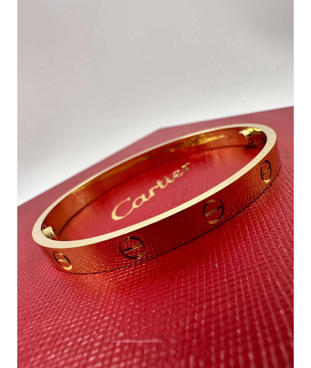 CARTIER Золотой браслет из желтого золота, фото 4