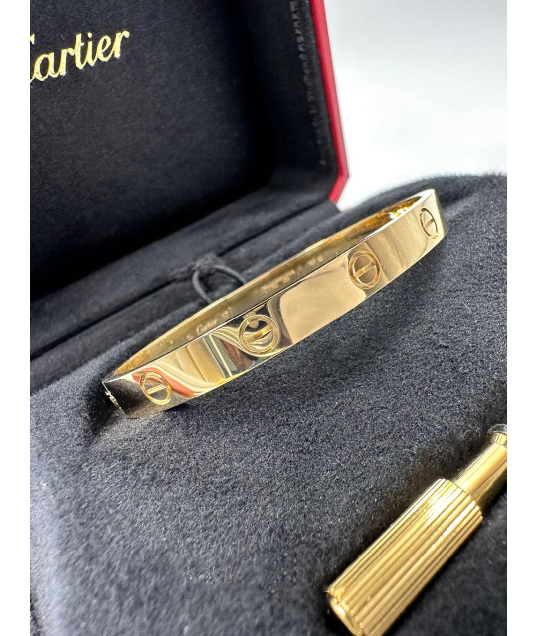 CARTIER Золотой браслет из желтого золота, фото 3