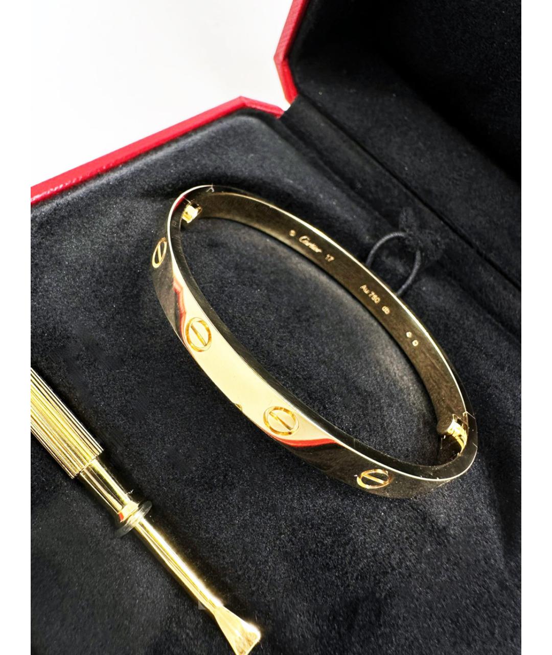 CARTIER Золотой браслет из желтого золота, фото 2