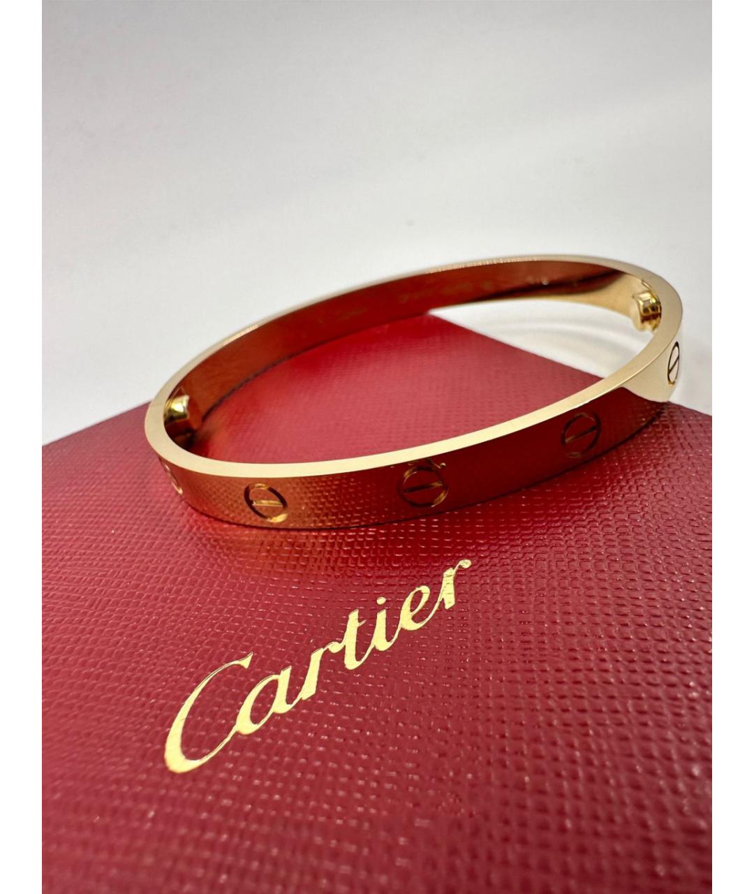 CARTIER Золотой браслет из желтого золота, фото 5