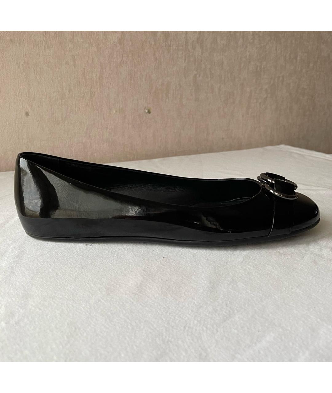 BALLY Черные балетки из лакированной кожи, фото 7