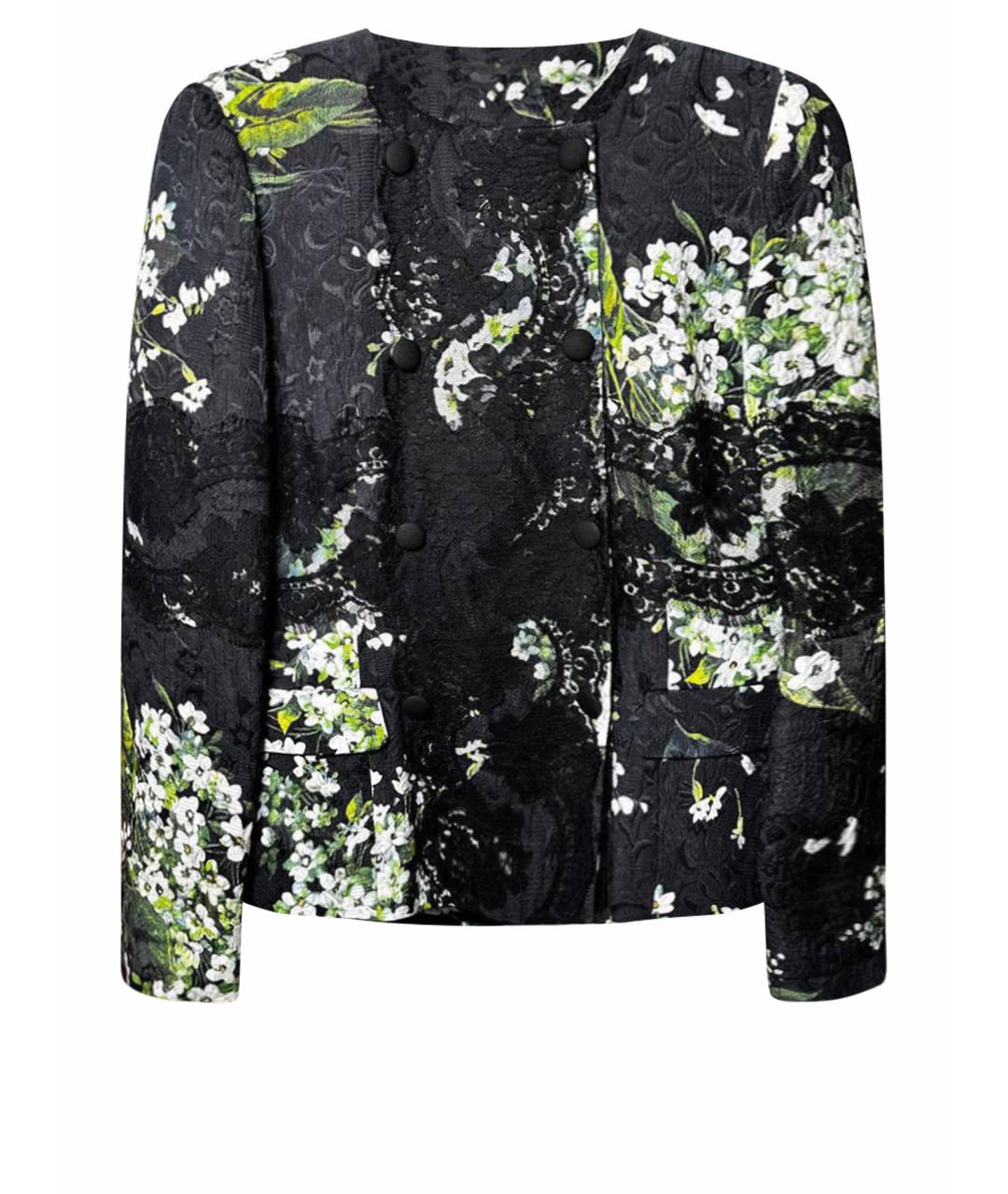 DOLCE&GABBANA Черный шелковый костюм с юбками, фото 1