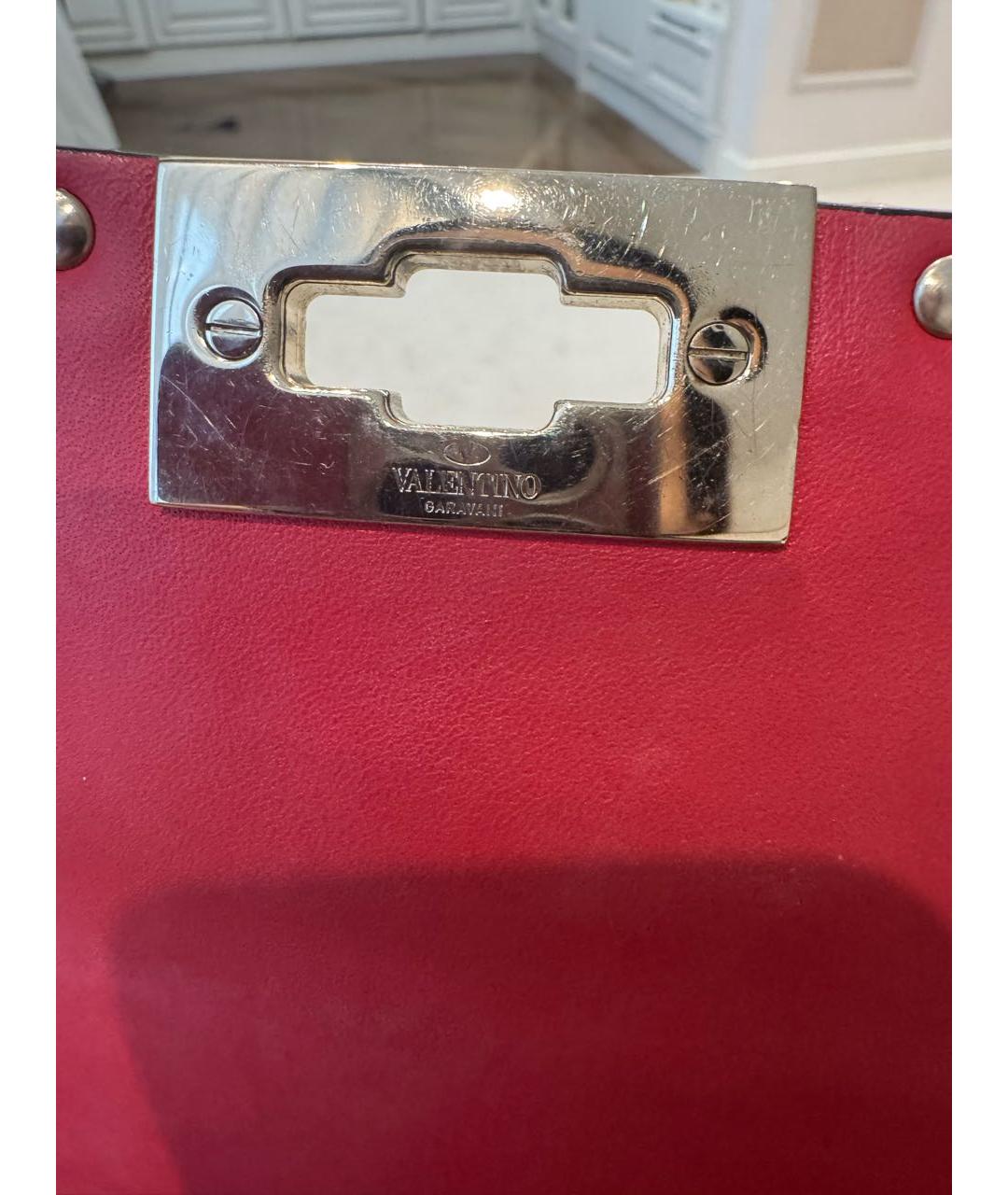 VALENTINO Коралловая сумка через плечо, фото 6