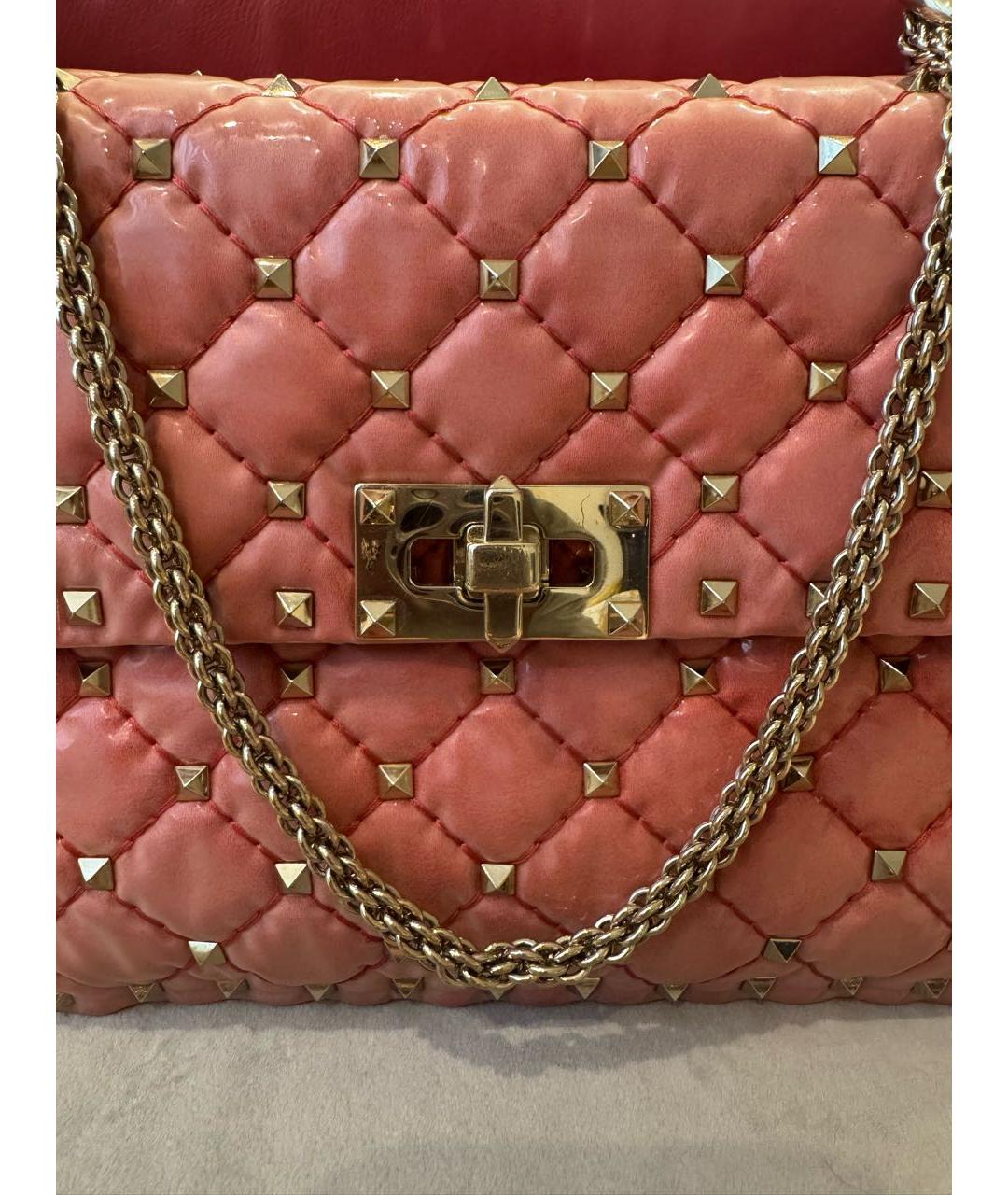 VALENTINO Коралловая сумка через плечо, фото 3