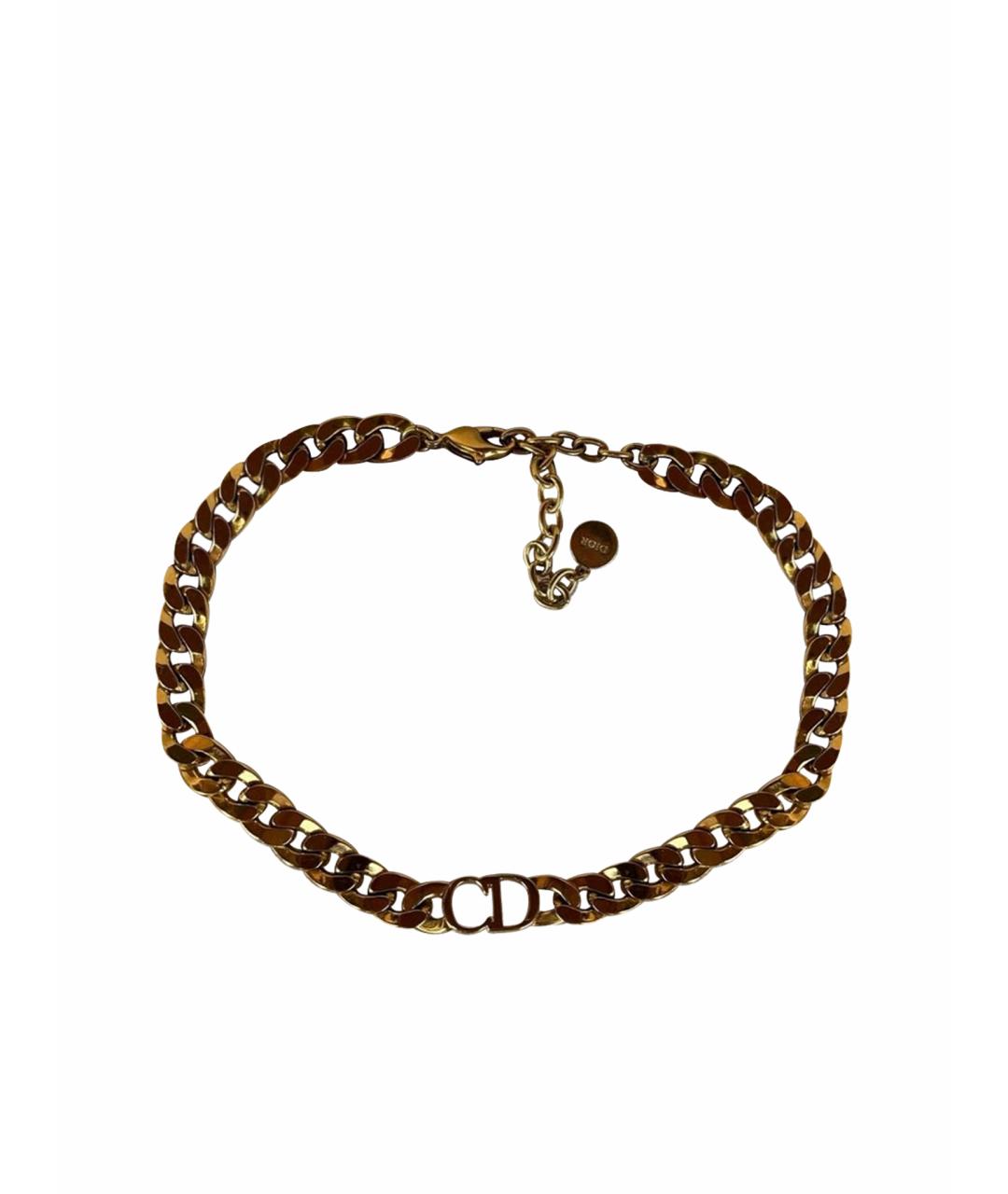 CHRISTIAN DIOR Золотой чокер из желтого золота, фото 1