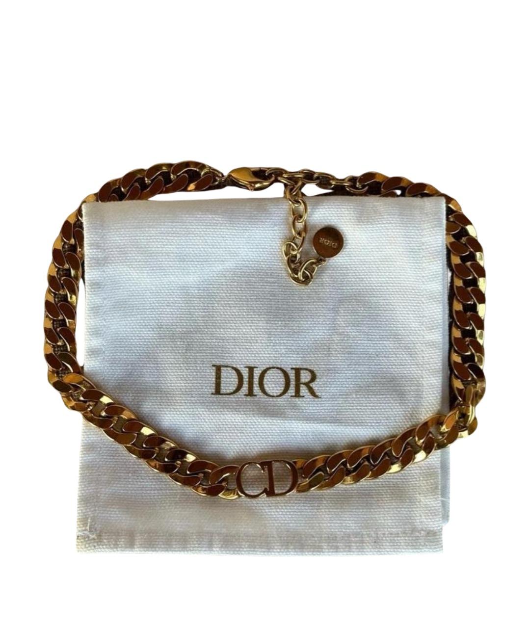 CHRISTIAN DIOR Золотой чокер из желтого золота, фото 4