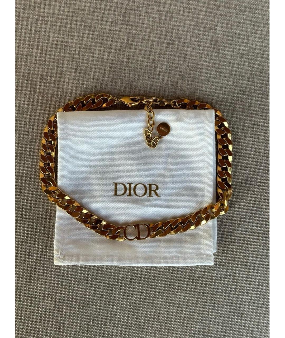 CHRISTIAN DIOR Золотой чокер из желтого золота, фото 3