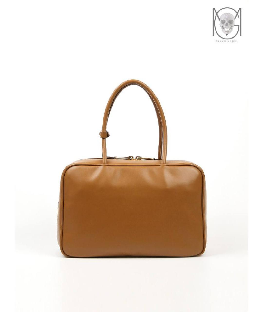 MIU MIU Коричневая кожаная сумка через плечо, фото 3