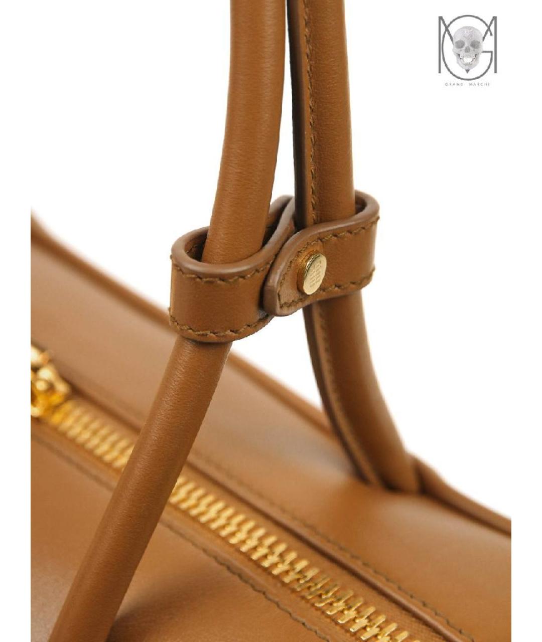 MIU MIU Коричневая кожаная сумка через плечо, фото 8