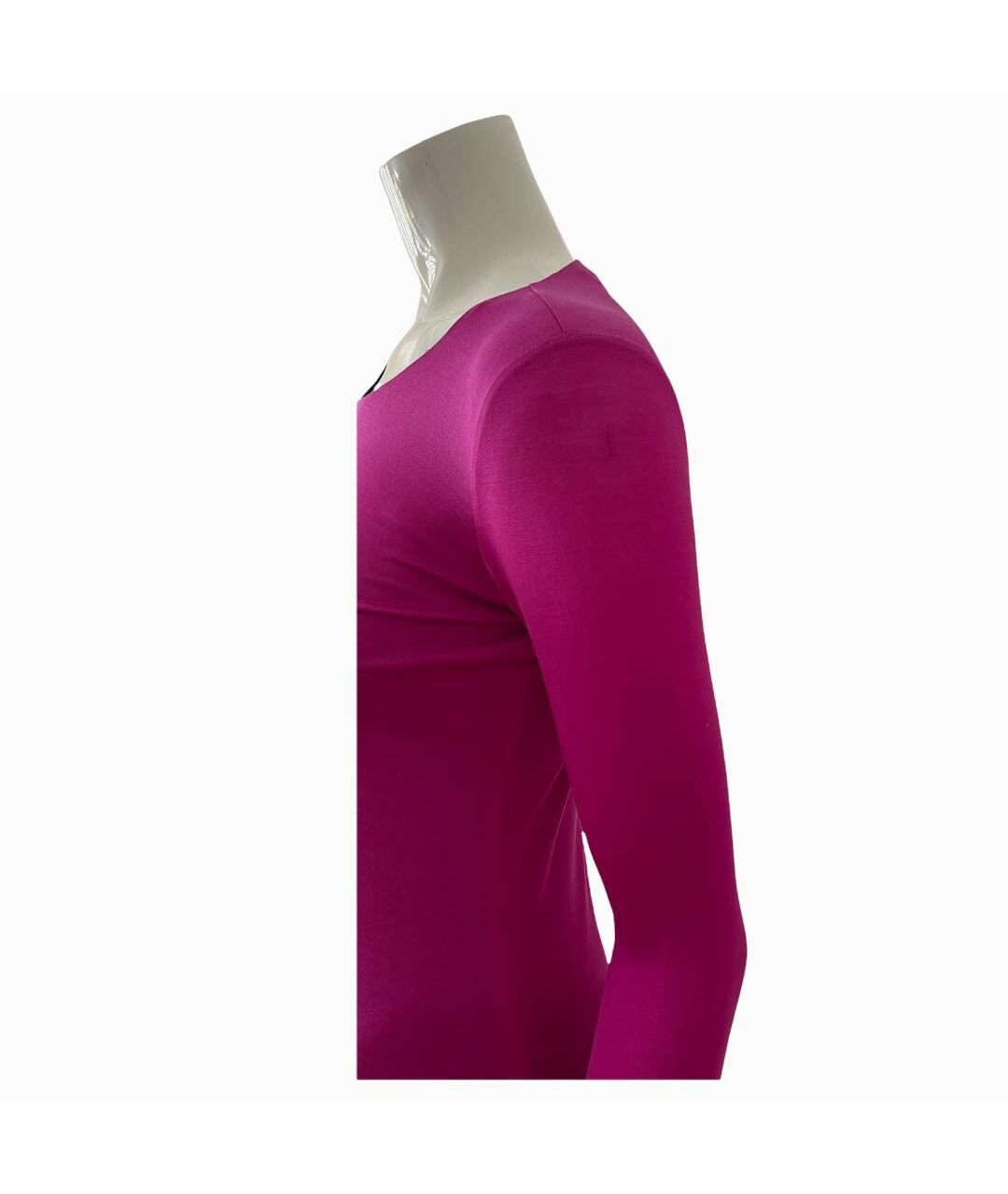 JUICY COUTURE Фуксия вискозное повседневное платье, фото 6