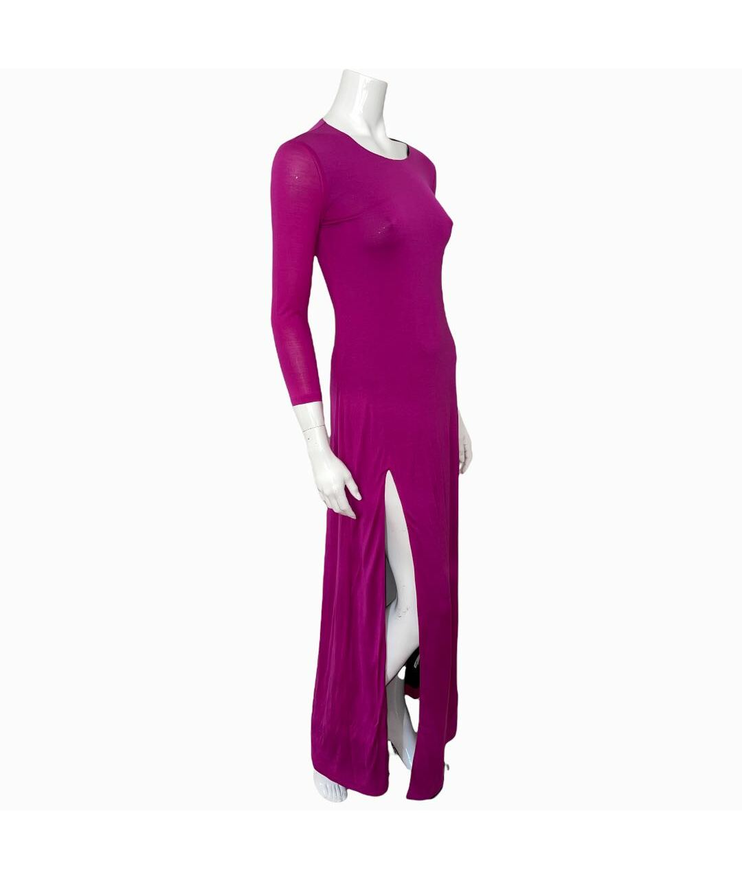 JUICY COUTURE Фуксия вискозное повседневное платье, фото 2