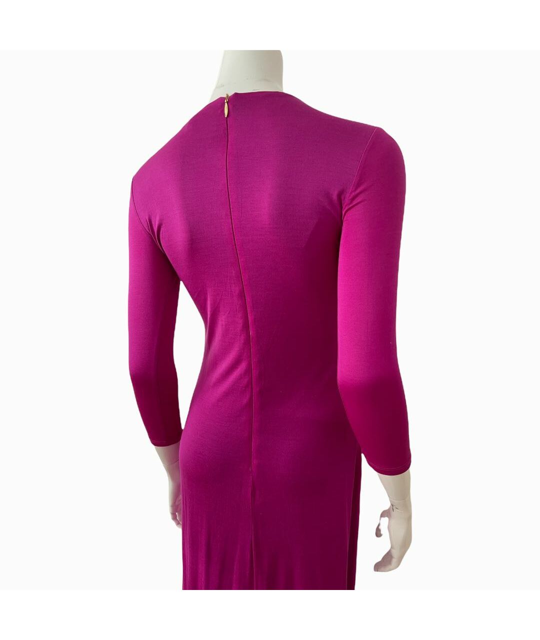 JUICY COUTURE Фуксия вискозное повседневное платье, фото 5