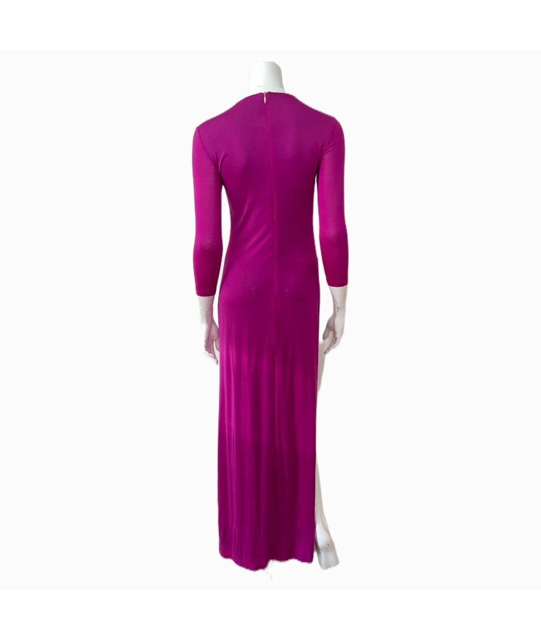 JUICY COUTURE Фуксия вискозное повседневное платье, фото 4