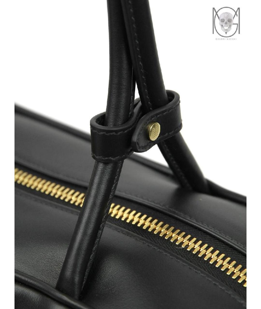 MIU MIU Черная кожаная сумка через плечо, фото 7