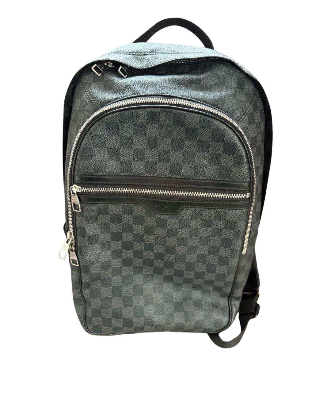 LOUIS VUITTON Серый кожаный рюкзак, фото 1