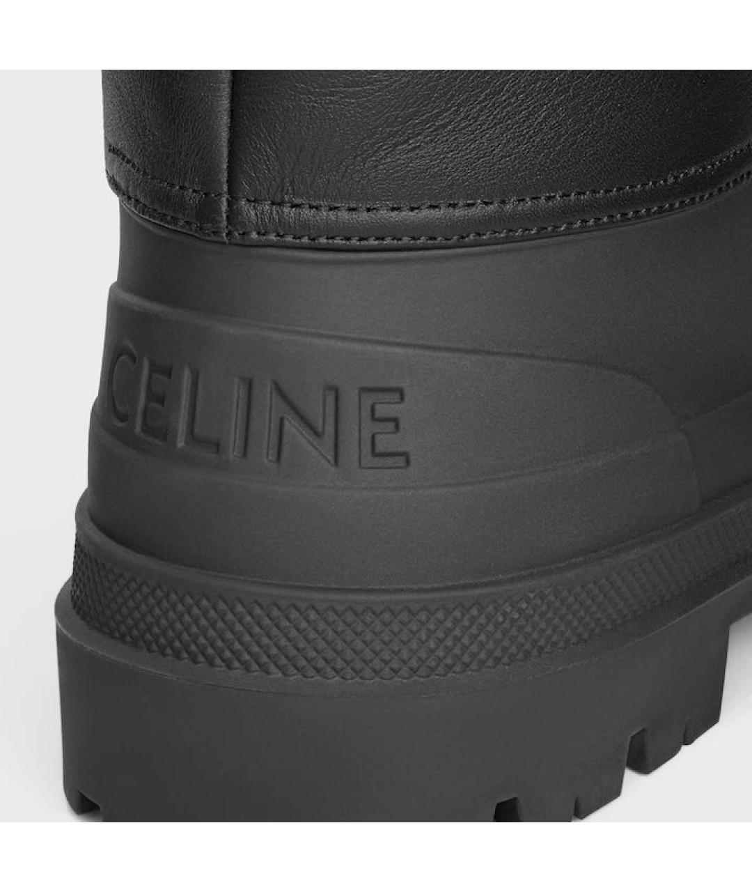 CELINE Черные сапоги, фото 4