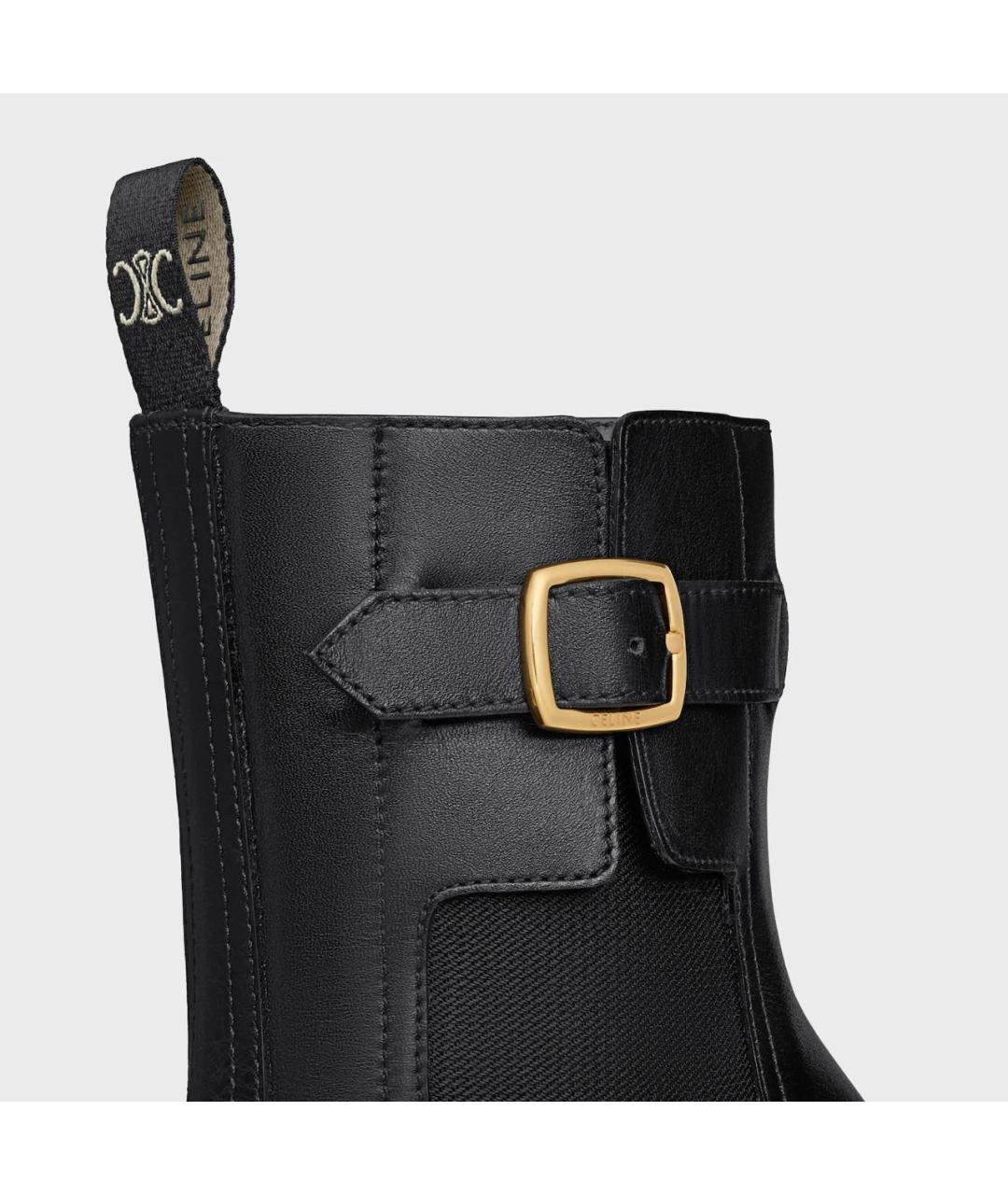 CELINE Черные ботильоны, фото 4