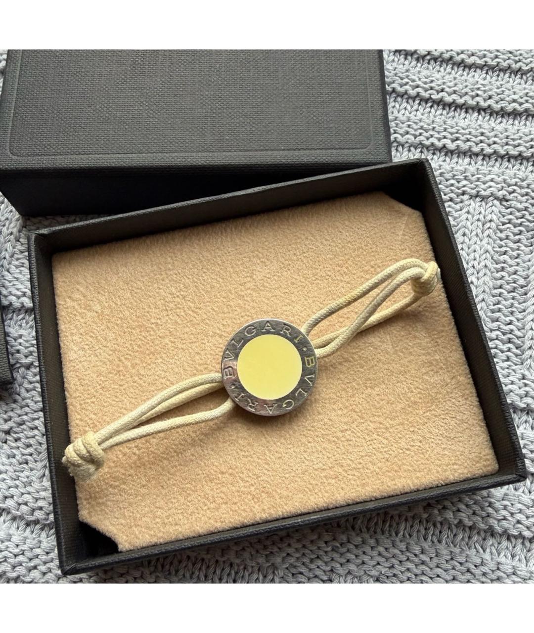 BVLGARI Бежевый серебряный браслет, фото 9