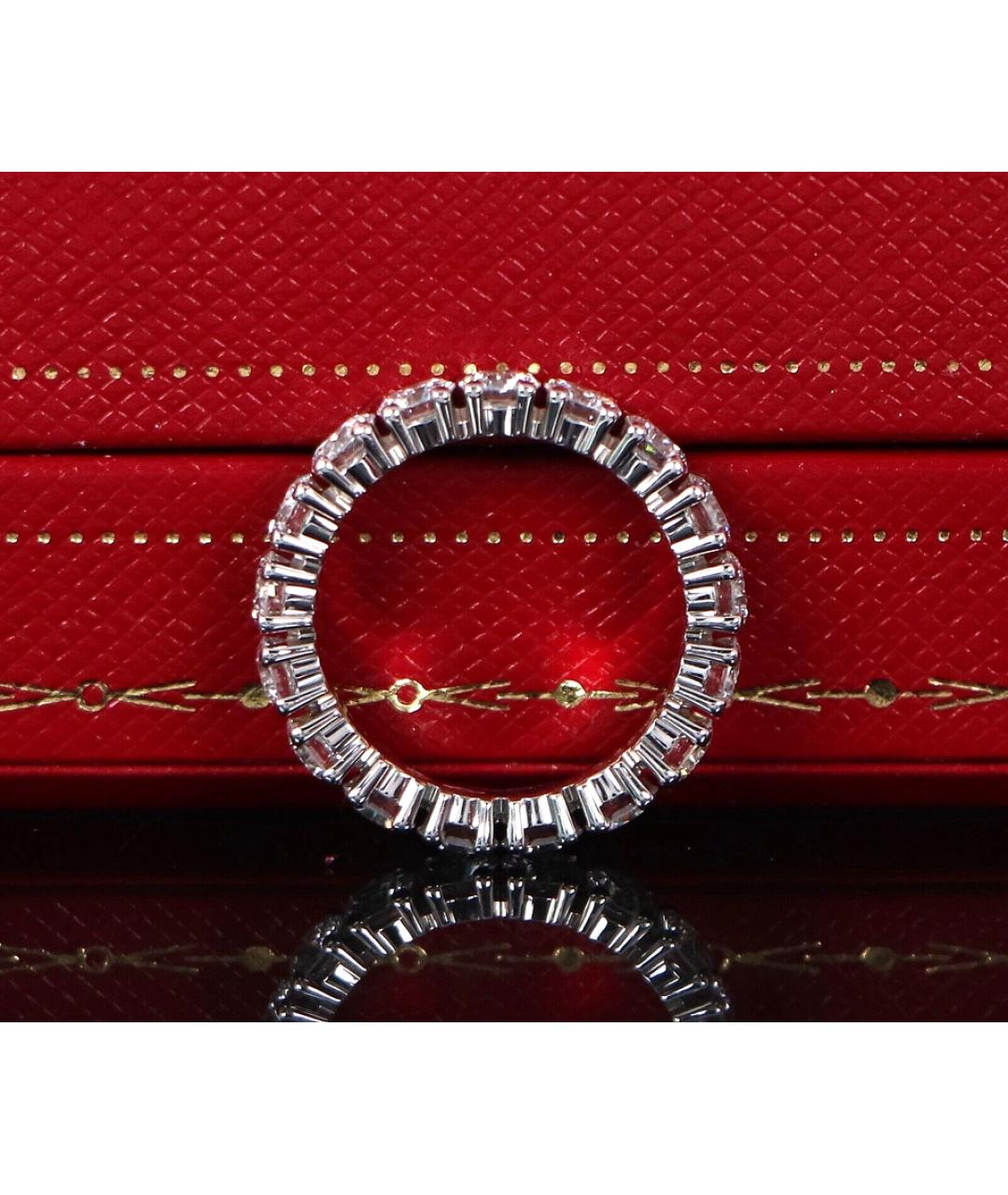CARTIER Серебряное платиновое кольцо, фото 4