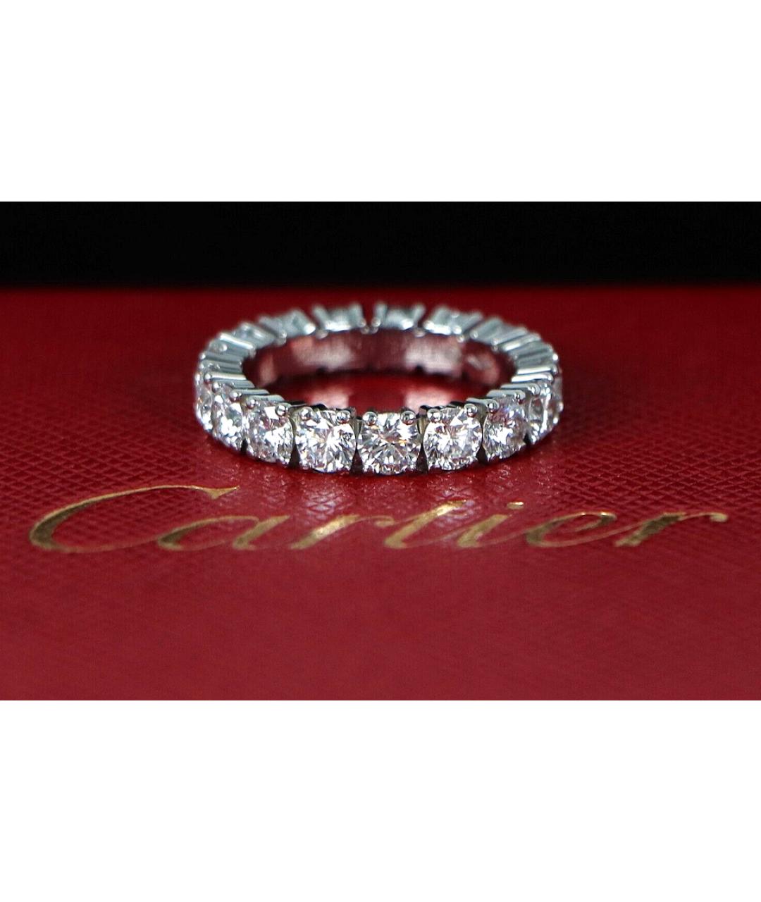 CARTIER Серебряное платиновое кольцо, фото 5