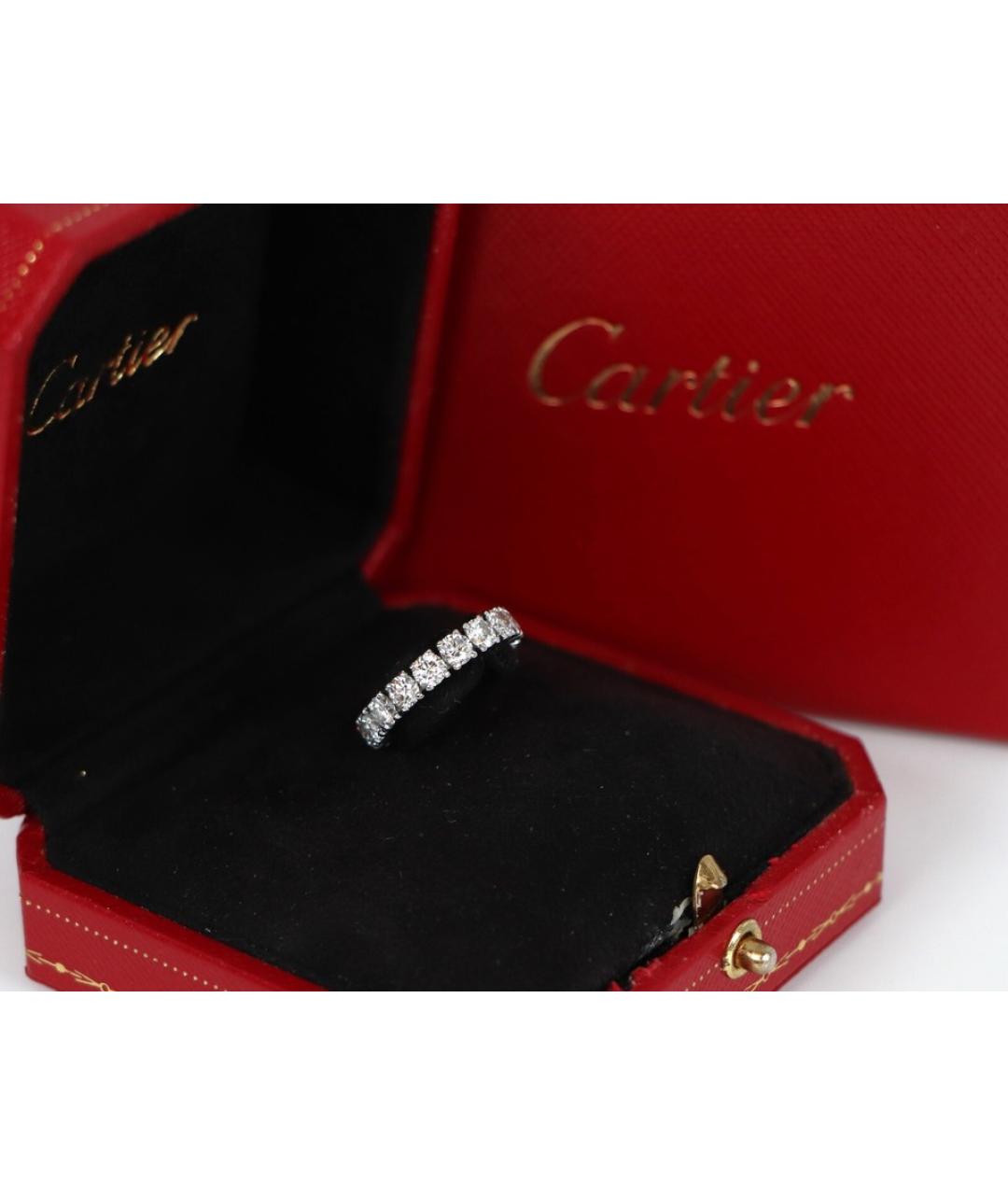 CARTIER Серебряное платиновое кольцо, фото 2