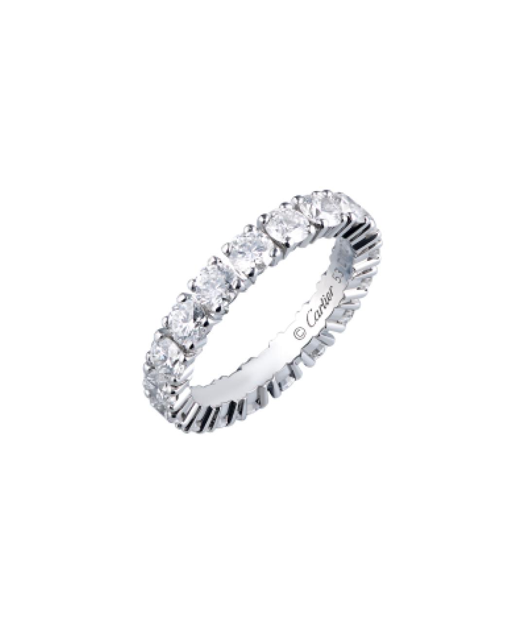 CARTIER Серебряное платиновое кольцо, фото 1