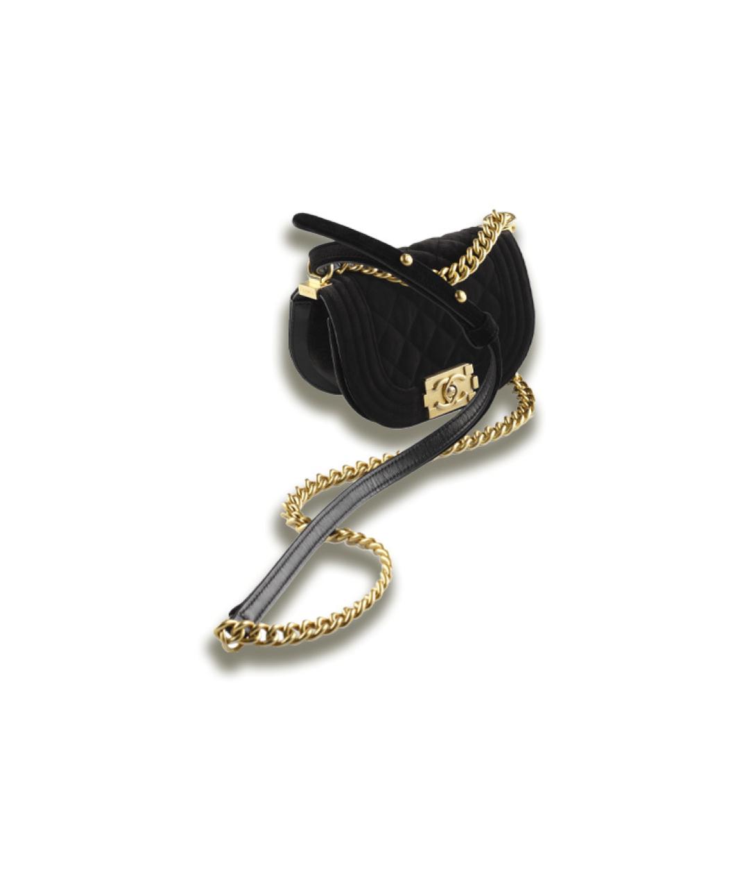 CHANEL Черная сумка через плечо, фото 2