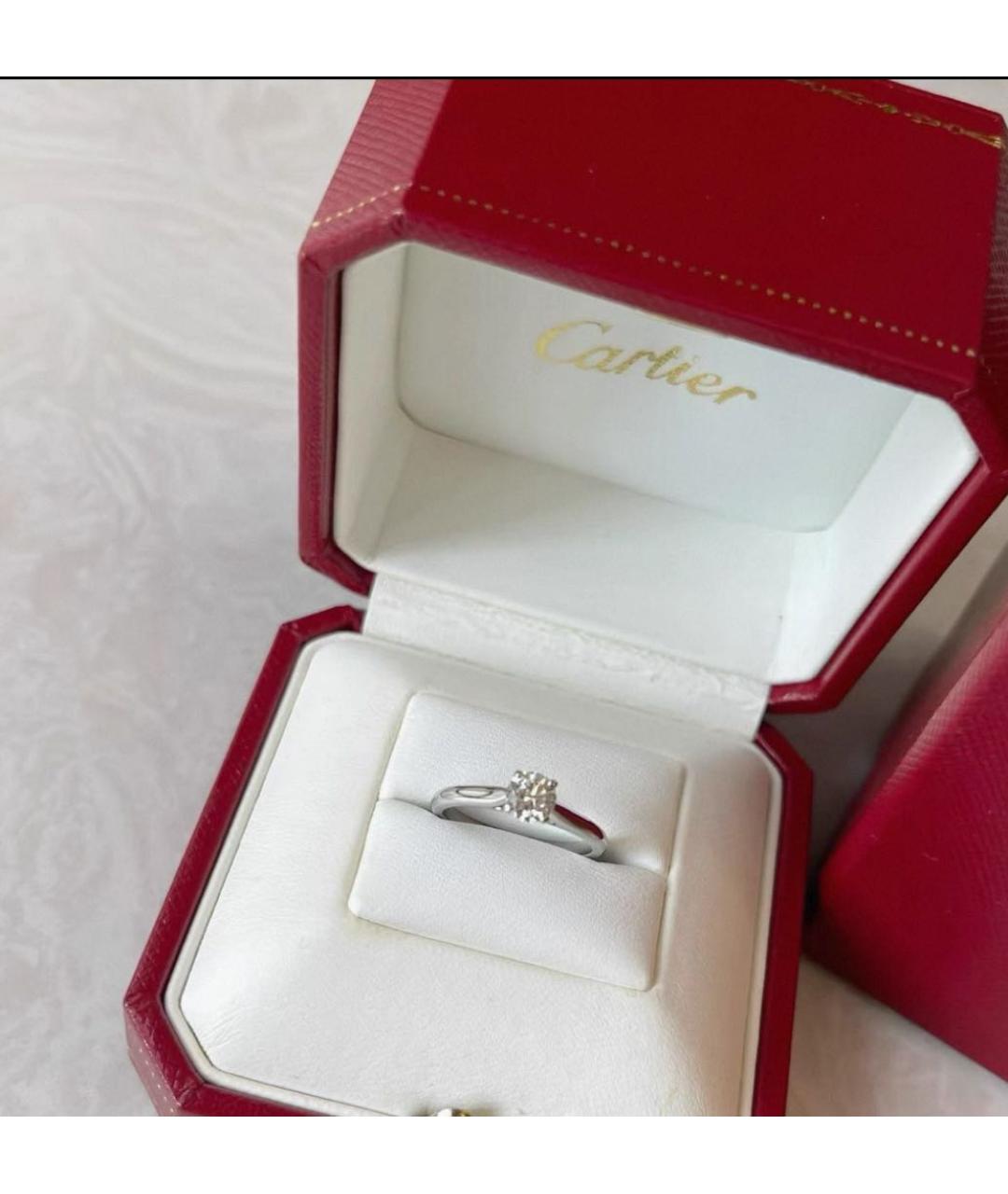 CARTIER Серебряное платиновое кольцо, фото 2