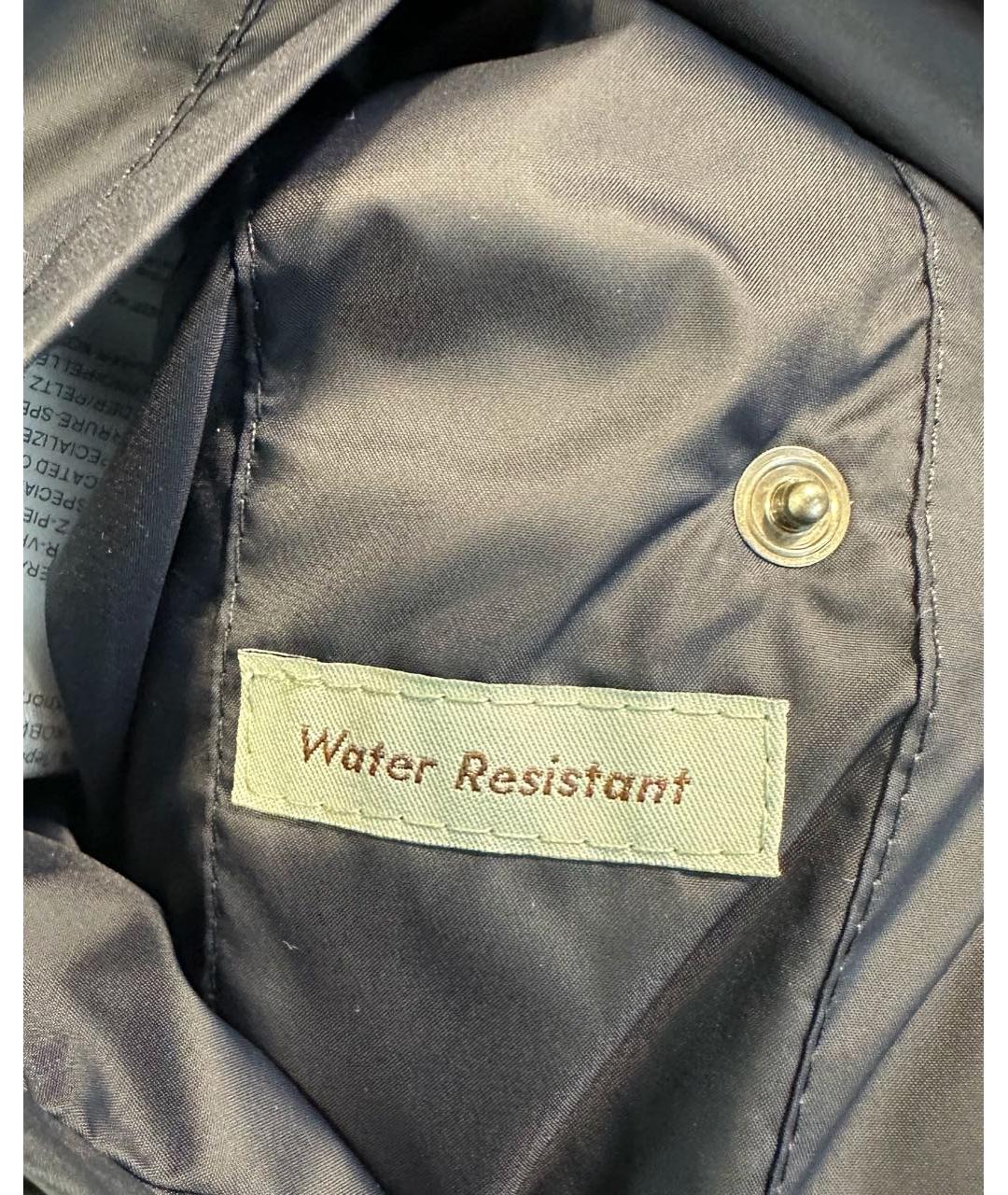 CANALI Темно-синяя полиэстеровая куртка, фото 5