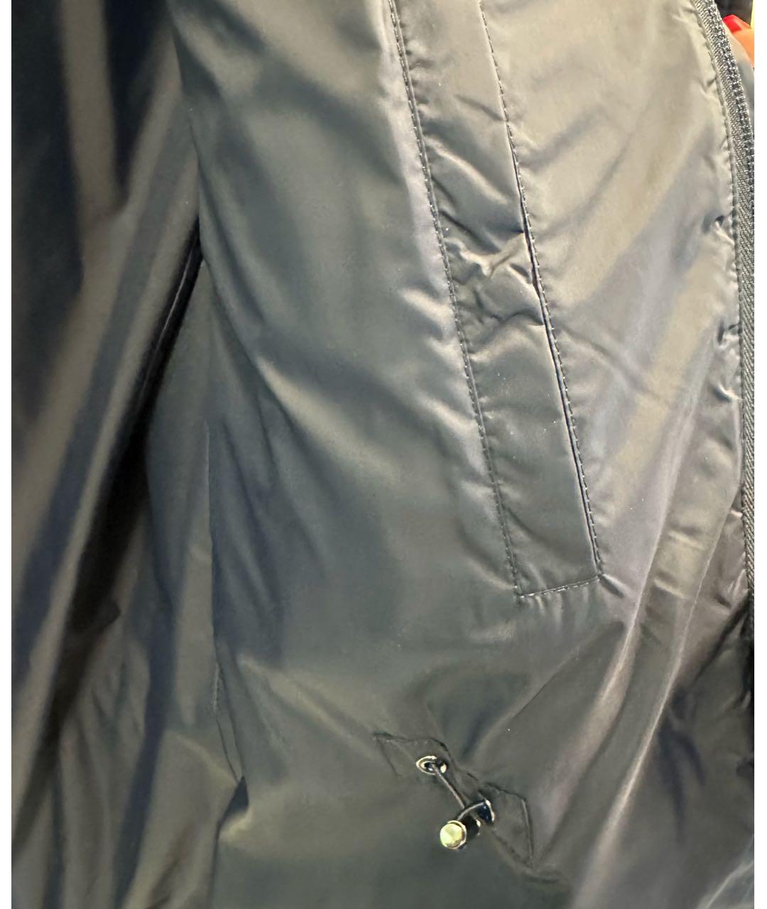 CANALI Темно-синяя полиэстеровая куртка, фото 6