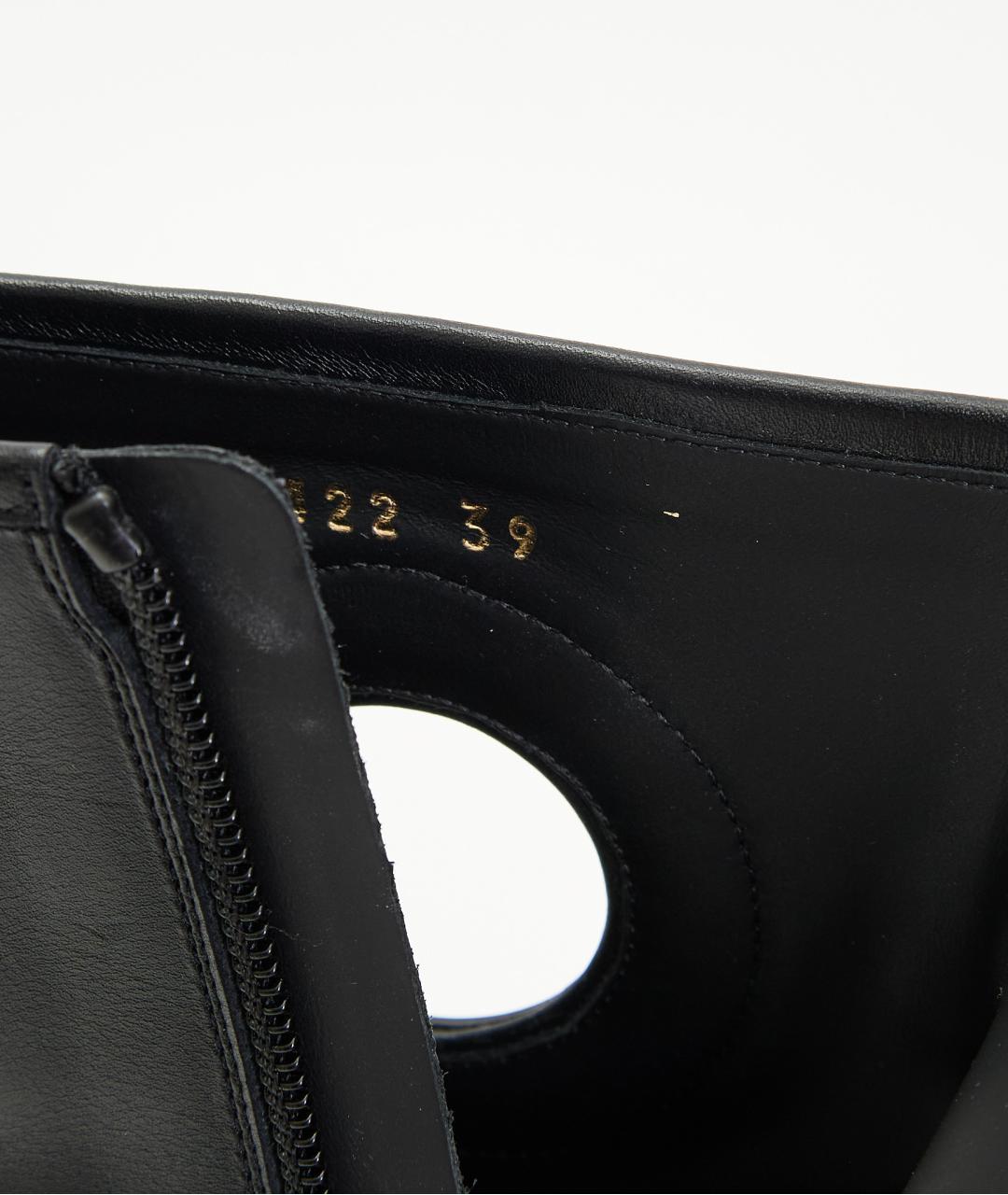 CHRISTIAN DIOR Черные кожаные ботинки, фото 6