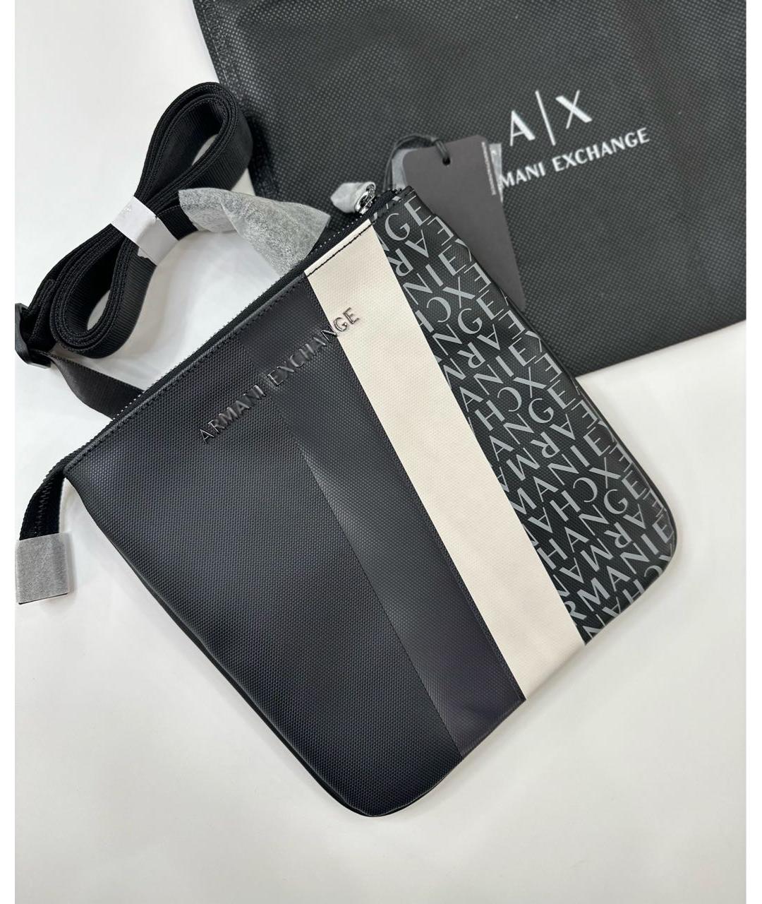 ARMANI EXCHANGE Темно-синяя сумка на плечо, фото 5