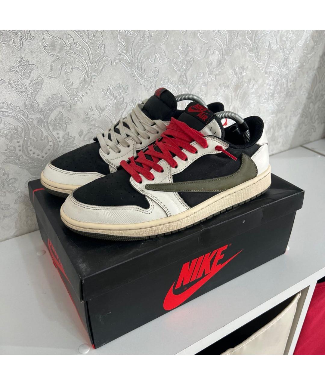 JORDAN Мульти кожаные низкие кроссовки / кеды, фото 2