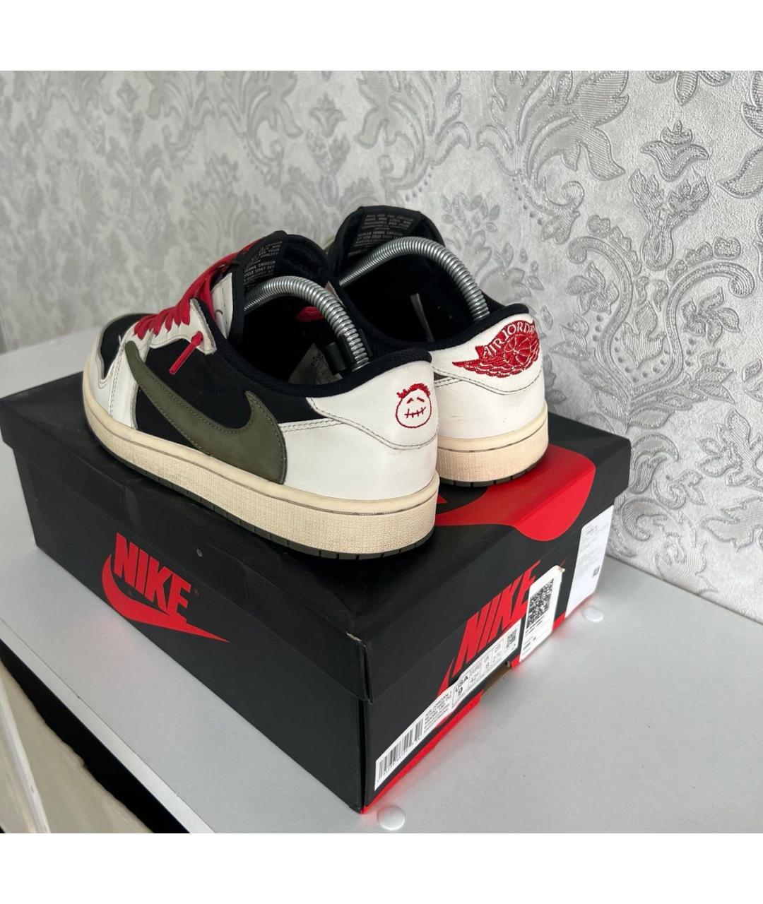 JORDAN Мульти кожаные низкие кроссовки / кеды, фото 4