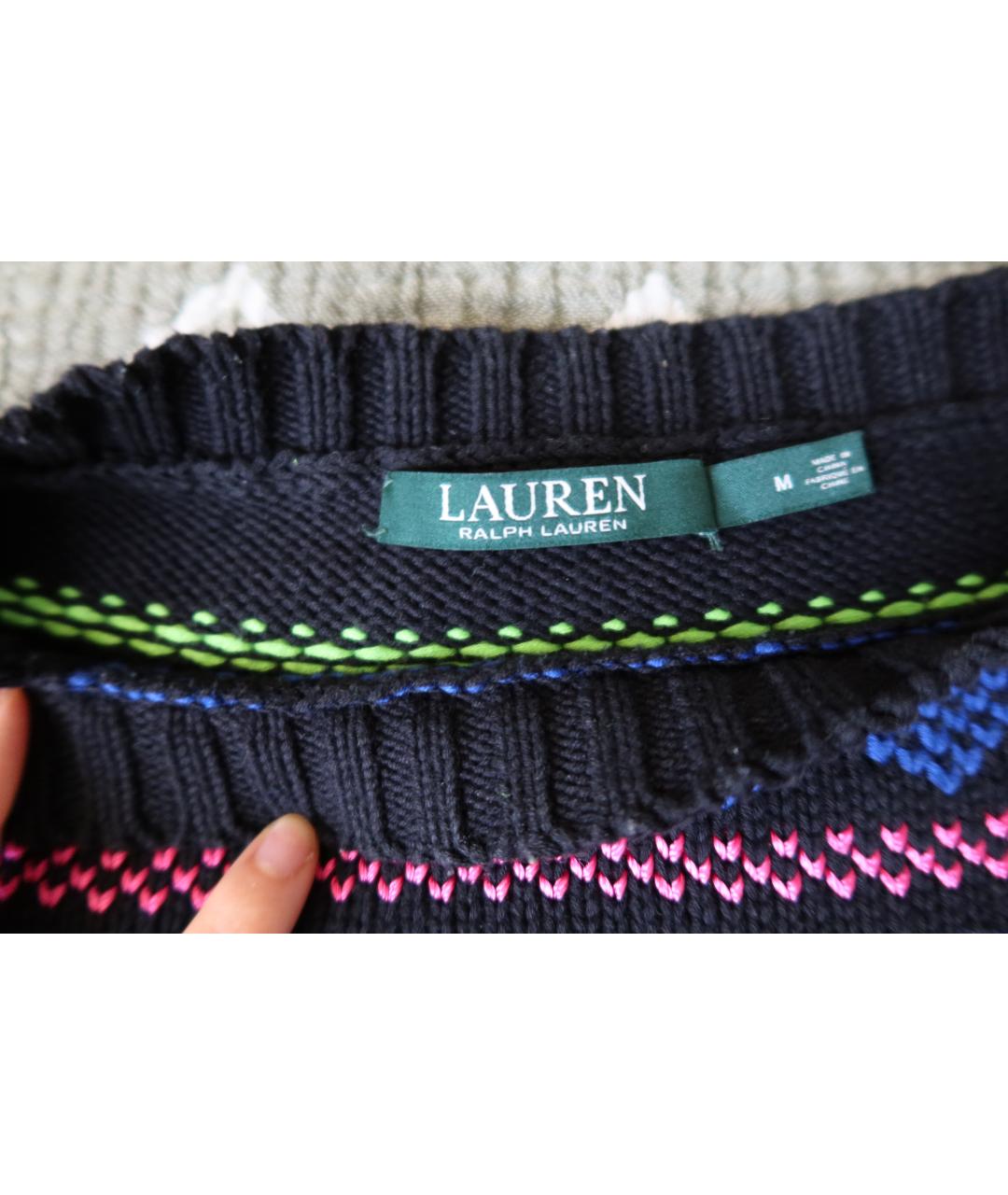 RALPH LAUREN Мульти хлопковый джемпер / свитер, фото 2