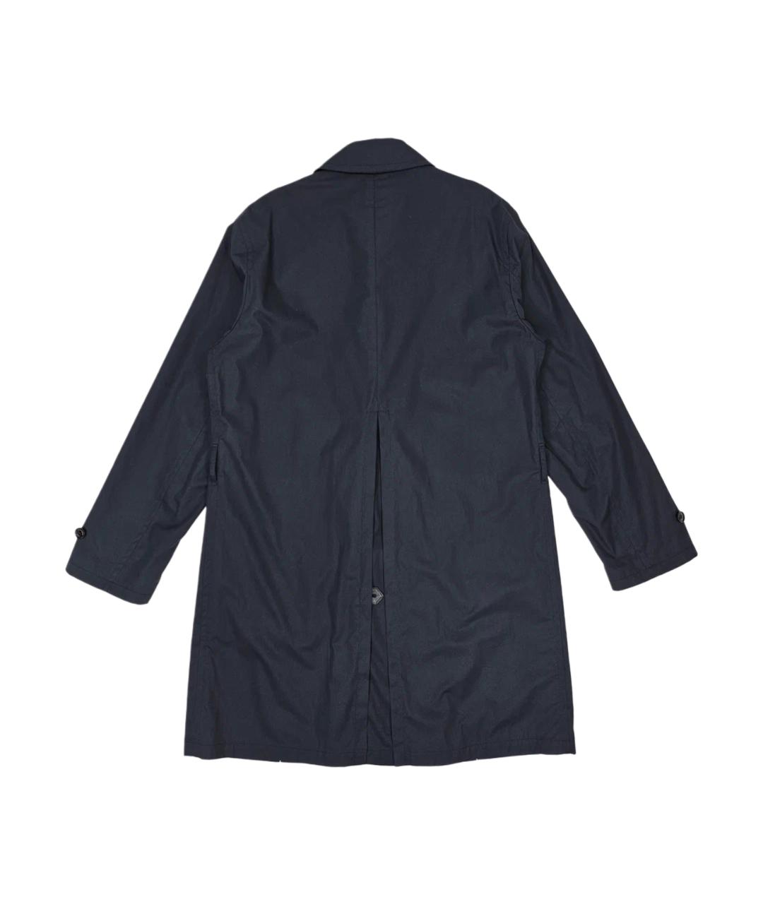 ERMENEGILDO ZEGNA XXX Синий хлопковый тренч / плащ, фото 2