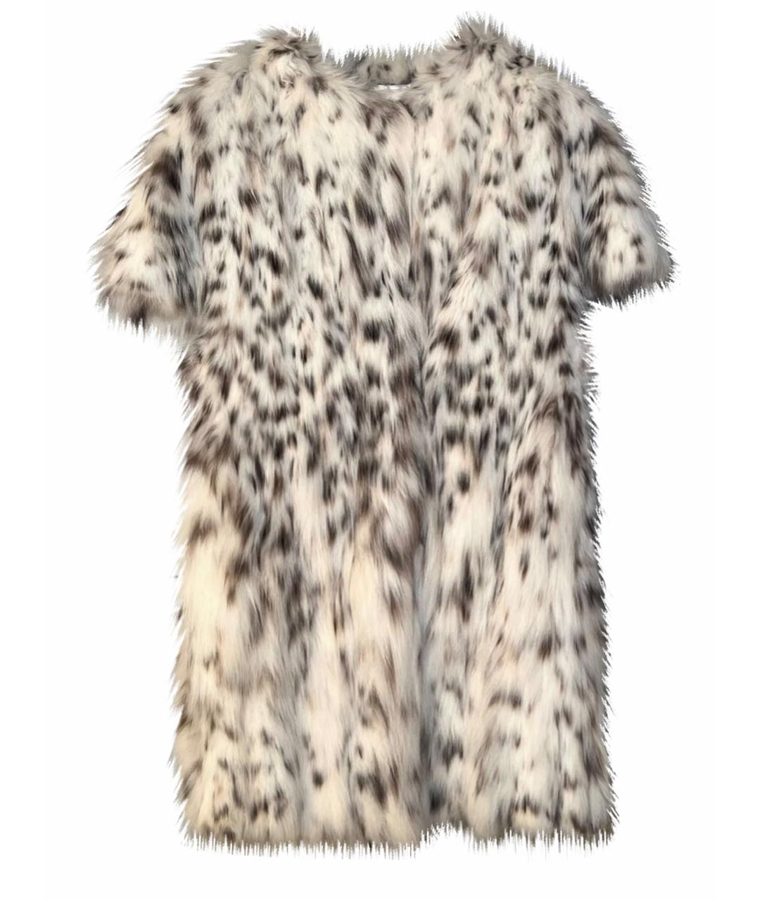 Milady Белая меховая шуба, фото 1