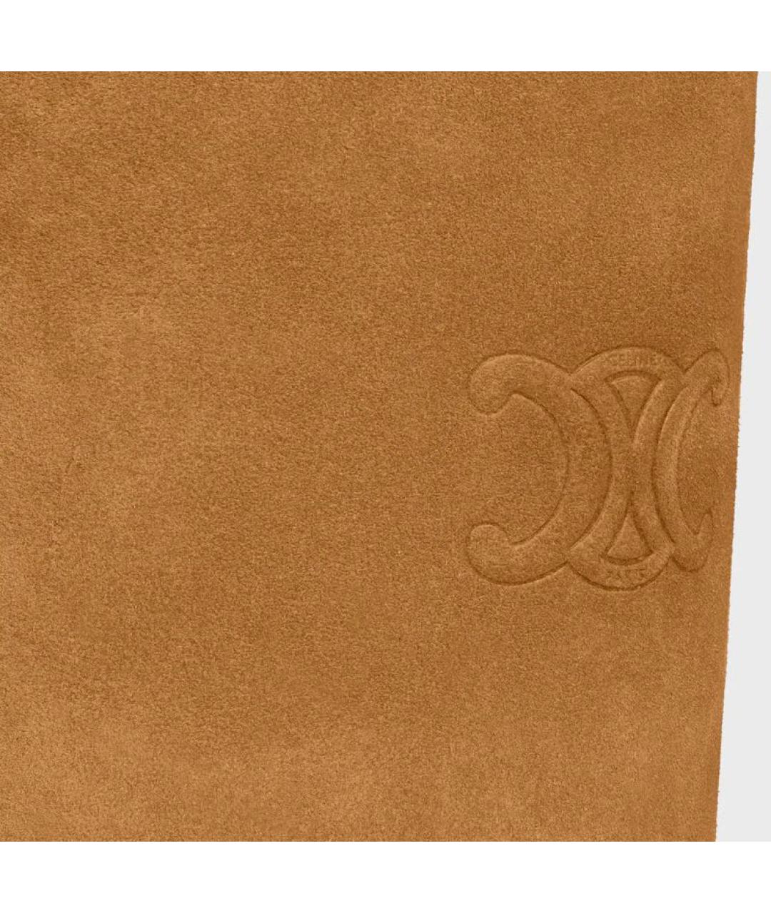 CELINE Горчичные сапоги, фото 4