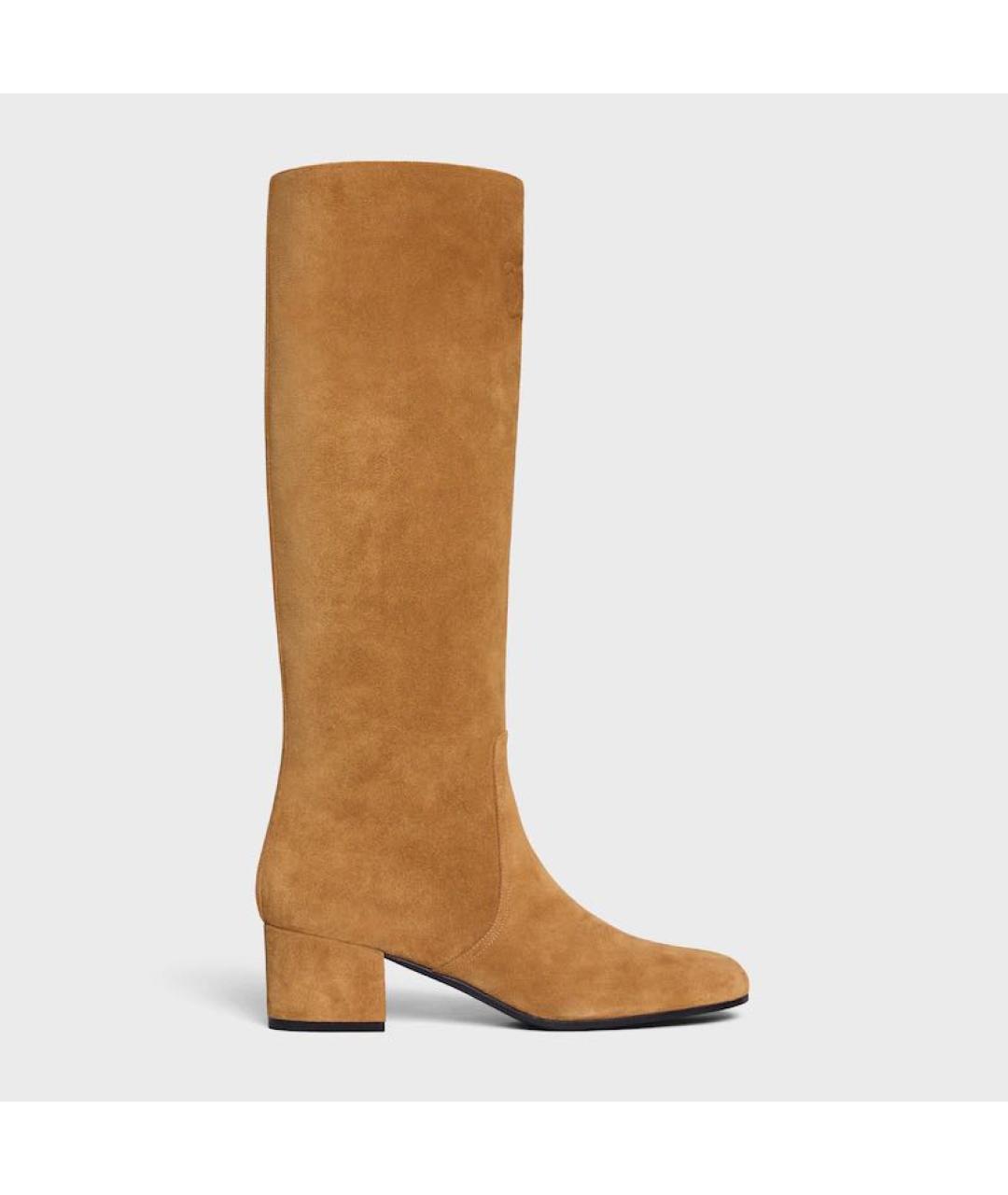 CELINE Горчичные сапоги, фото 5