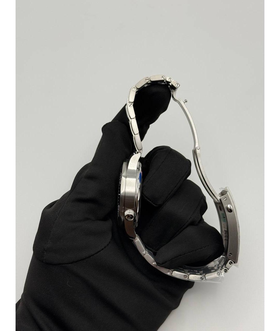 OMEGA Черные часы, фото 4