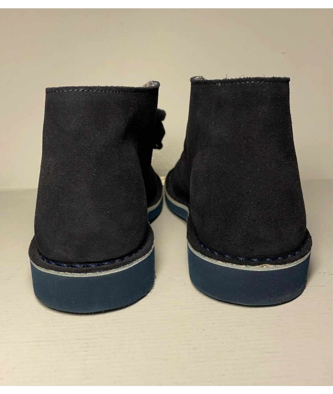 POLLINI Темно-синие замшевые высокие ботинки, фото 4