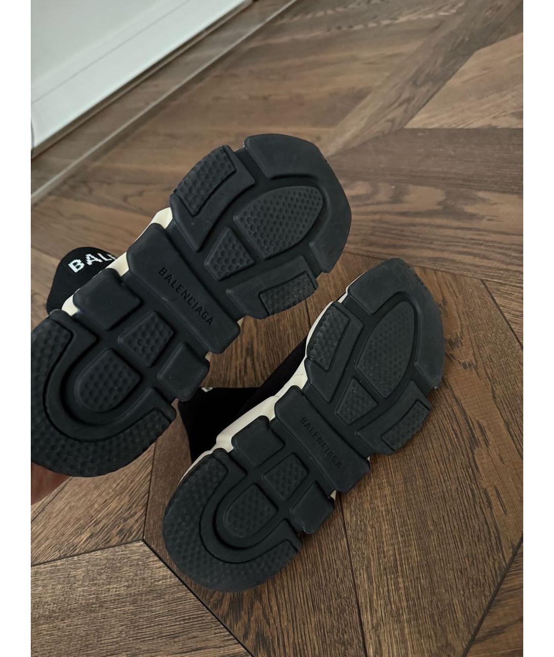 BALENCIAGA Черные текстильные кроссовки, фото 5