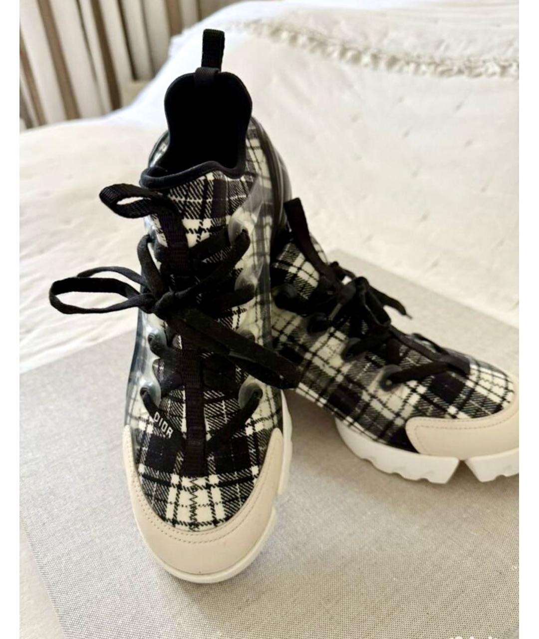 CHRISTIAN DIOR Черные текстильные кроссовки, фото 2