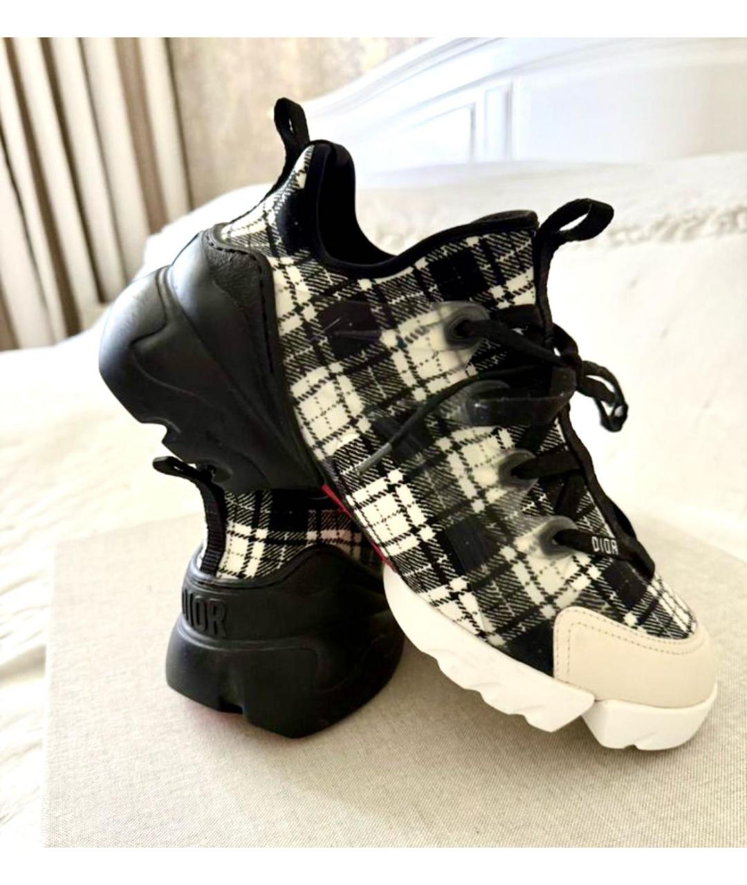 CHRISTIAN DIOR Черные текстильные кроссовки, фото 3