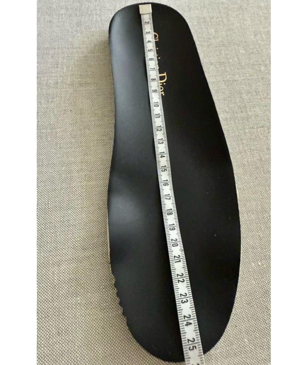 CHRISTIAN DIOR Черные текстильные кроссовки, фото 6