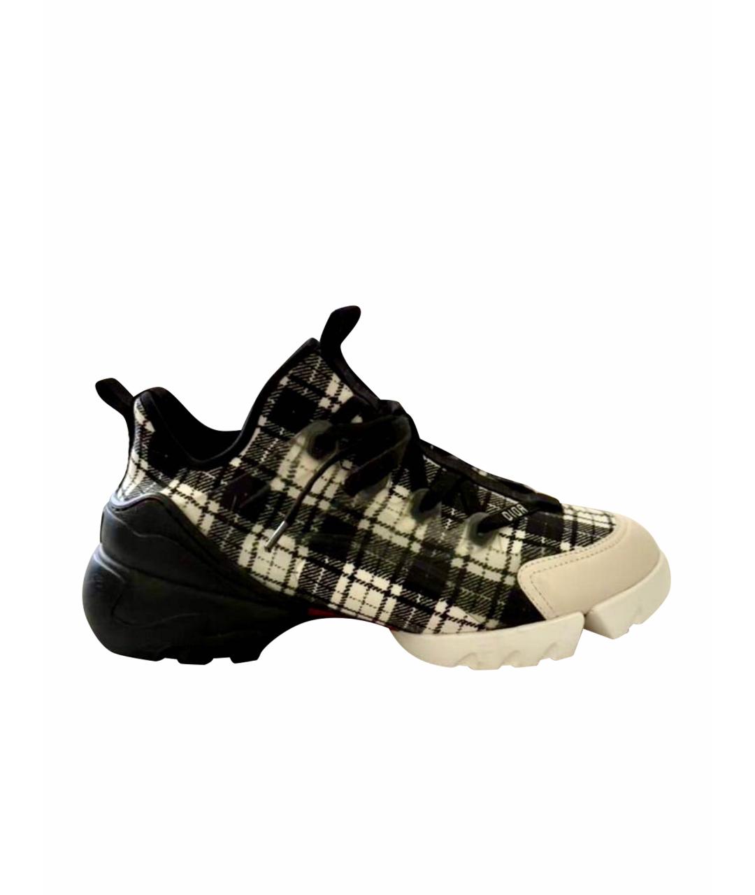 CHRISTIAN DIOR Черные текстильные кроссовки, фото 1