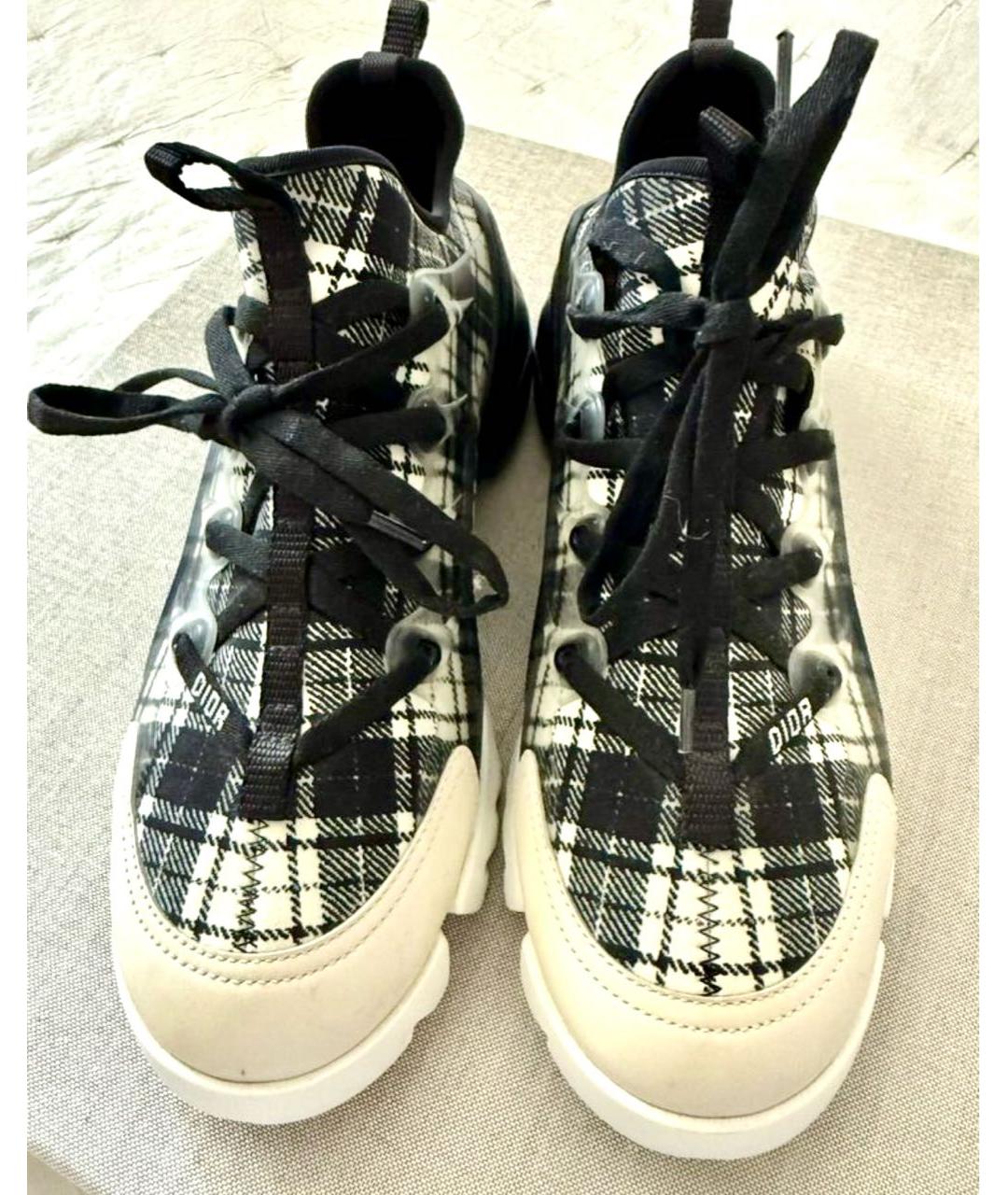 CHRISTIAN DIOR Черные текстильные кроссовки, фото 7