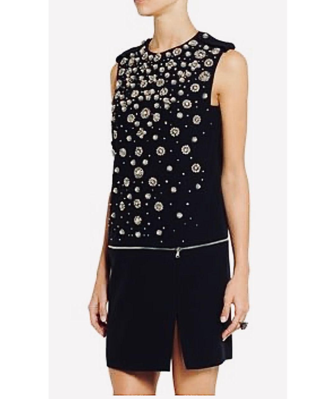 ALEXANDER MCQUEEN Черное вискозное коктейльное платье, фото 3