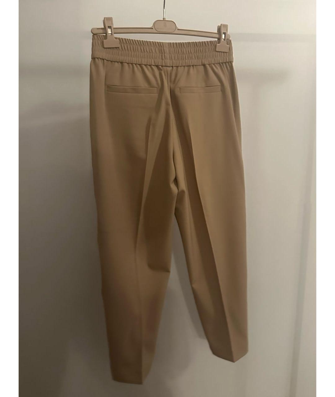 BRUNELLO CUCINELLI Бежевые брюки широкие, фото 2