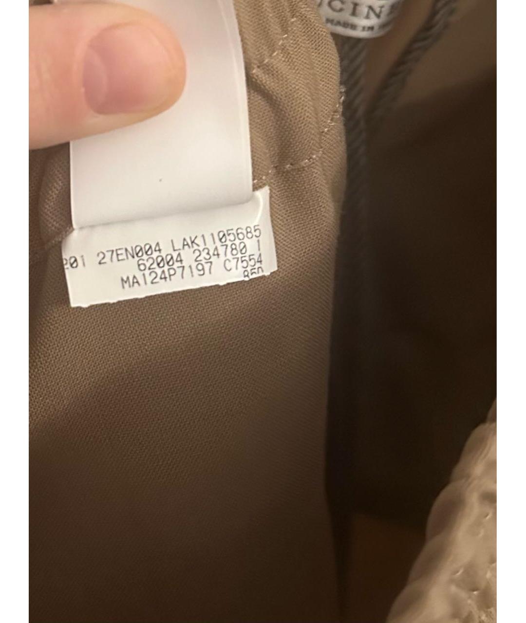BRUNELLO CUCINELLI Бежевые брюки широкие, фото 6